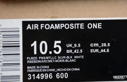 Pink Foamposite Pearlized  Air One 314996-600 0621